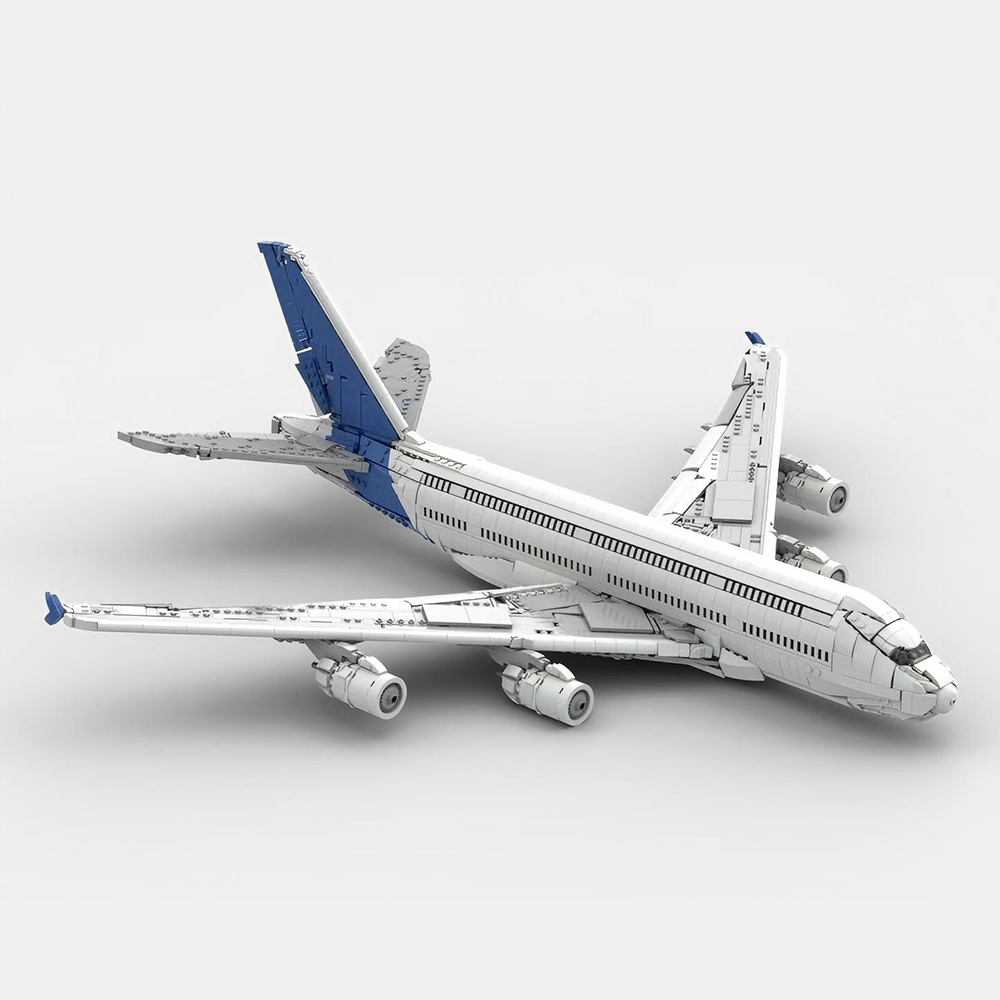 Model Kit Paint Set - MOC A380 Fabrik-Lackierung Ziviles Flugzeugmodell DIY