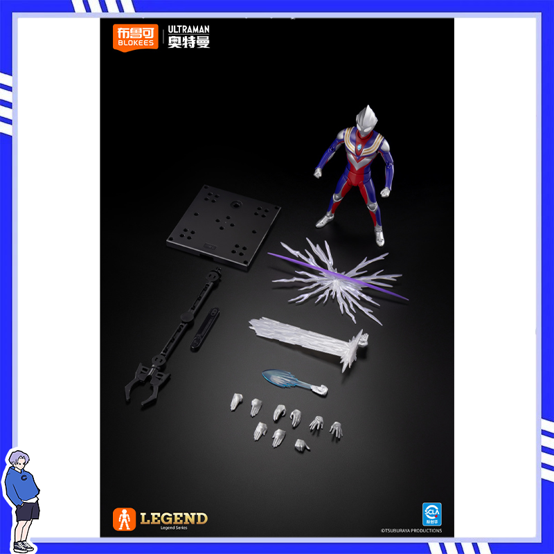 Model Kit Ultraman - Neue Blokees Legendäre Edition Ultraman Tiga