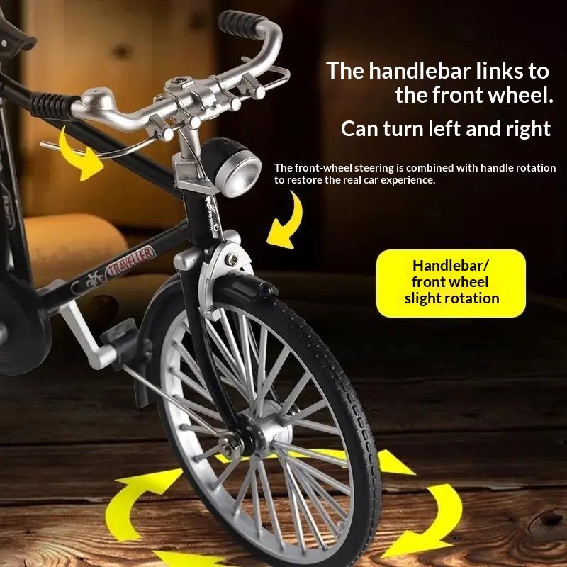 Frame Model Kit - DIY Handgefertigtes Fahrradmodell-Bausatz 28-Zoll-Rahmen Retro 1990er