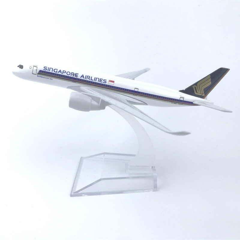 Model Kit Singapore - 16 cm Flugzeugmodell-Replik A350 Singapore Airlines