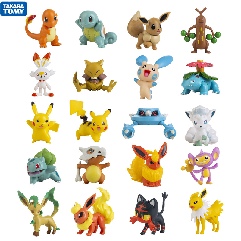 Model Kit Eevee - Neue 3-8CM Pokemon Hot Cartoons Film