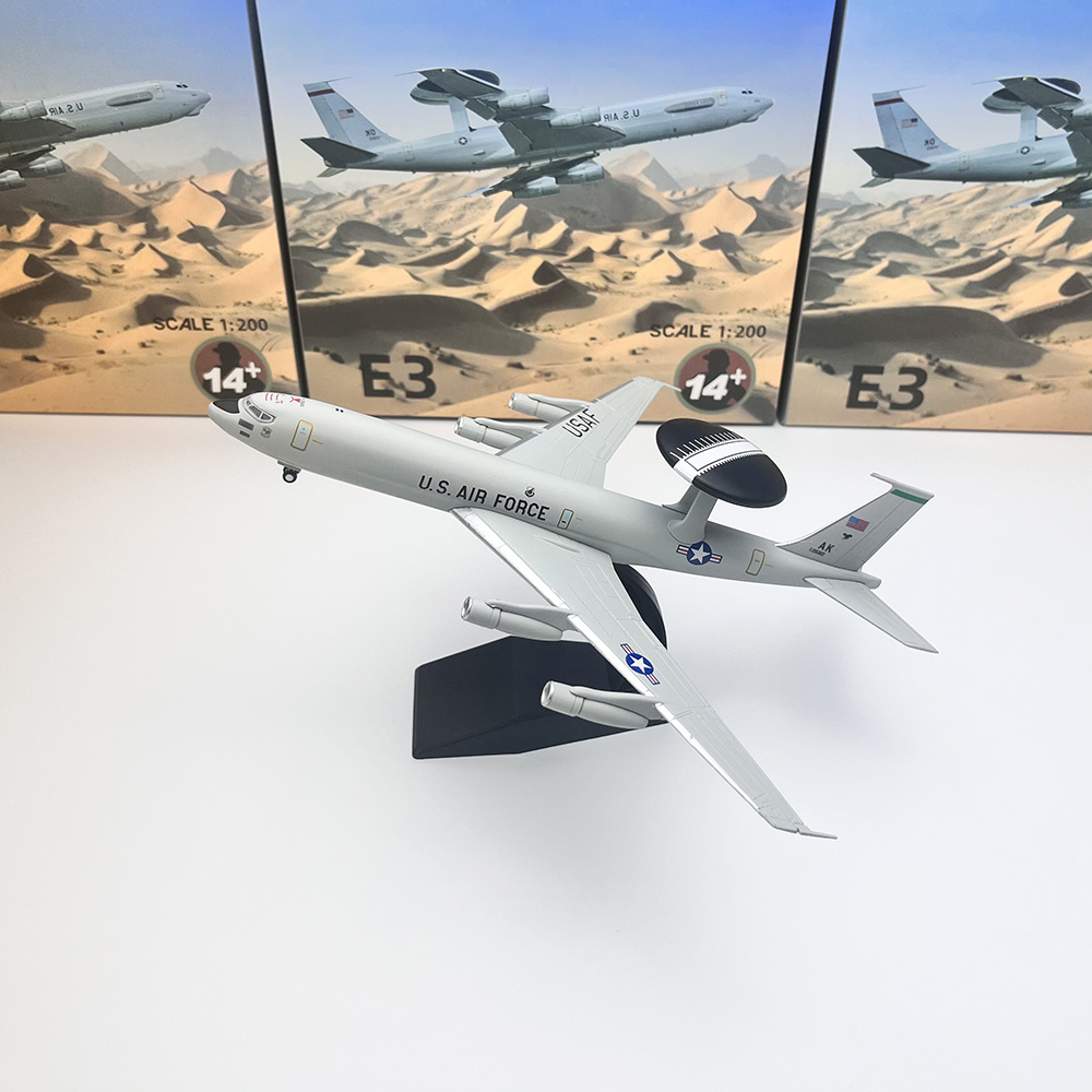 Model Kit Airplane - 1/200 Maßstab E3 Flugzeugmodell aus Druckguss,
