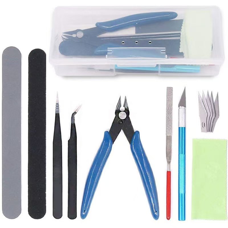 Model Kit Tool Set - Gundam Modellbau-Werkzeugset für Anfänger, Basis-Montagewerkzeuge, DIY-Hobby-Kit,