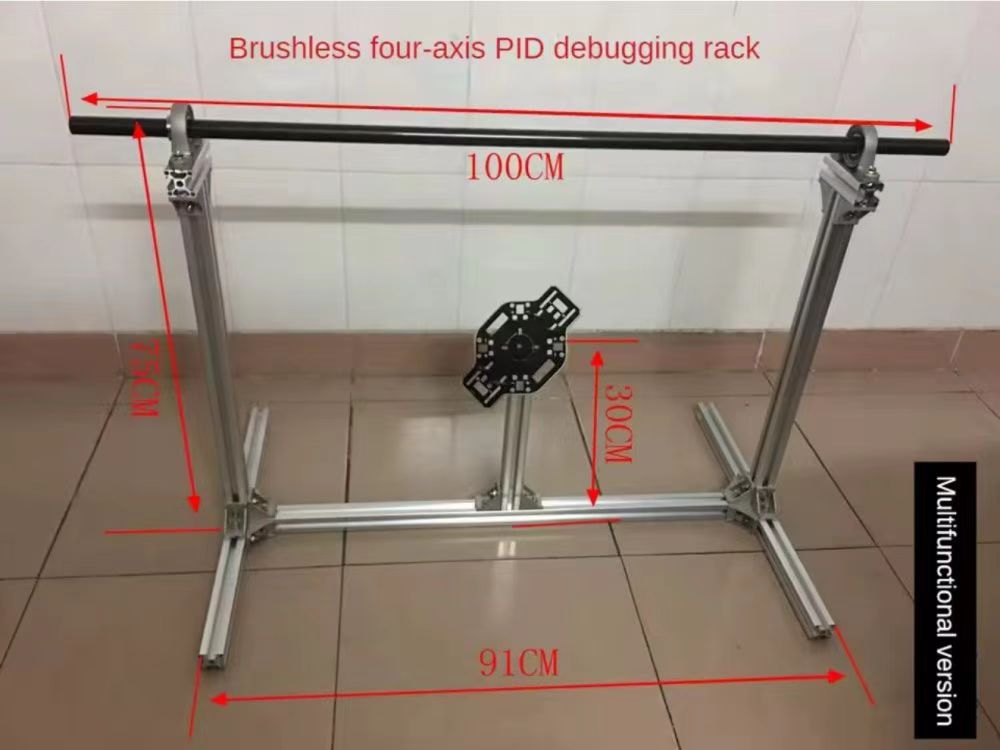 Frame Model Kit - 1m großer 4-Achsen-Modellflugzeug-Universal-Gimbal Multirotor-PID-Flugsteuerungs-UAV-Halterung Drohnen-Debugging-Rahmen für
