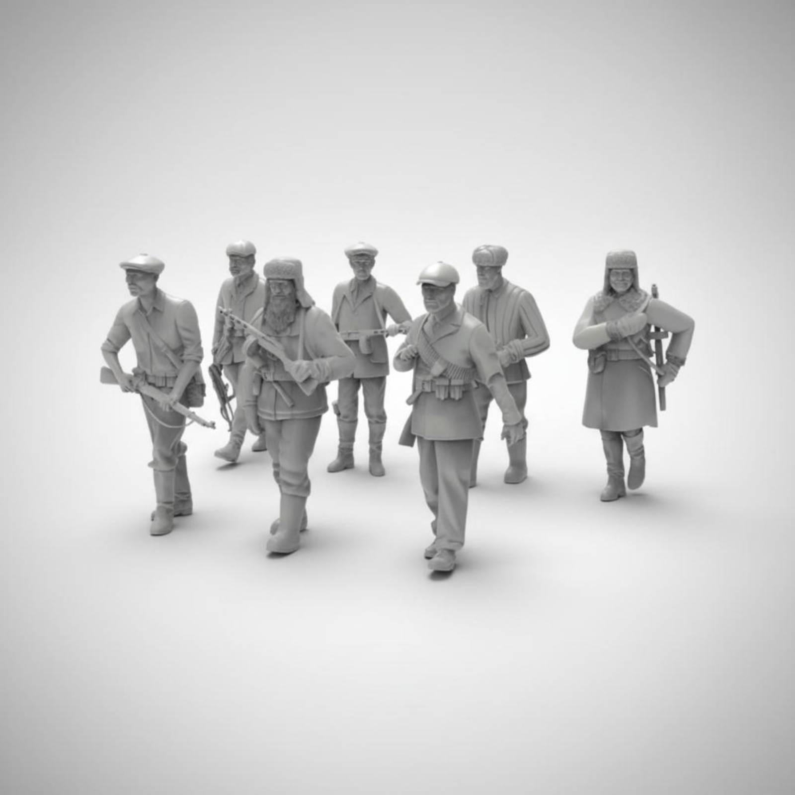 7-teiliges Set Soldatenfiguren – Model Kit Figure Bewertung und Preis