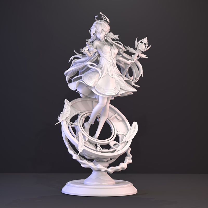 Unbemalte 3D-gedruckte Figur A – Model Kit Figure Bewertung und Preis