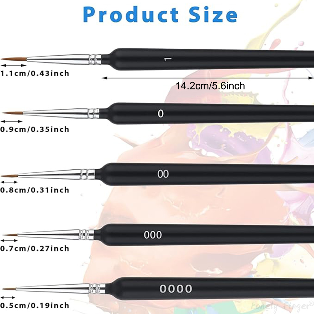5/11-teiliges Pinselset, Künst – Model Kit Paint Set Bewertung und Preis